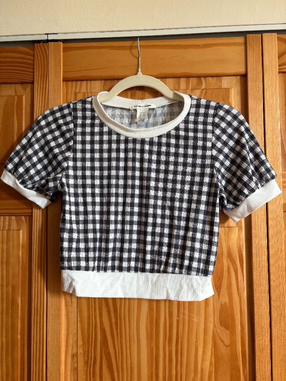 Black and White checkered shirt